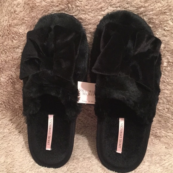 victoria secret bow slippers